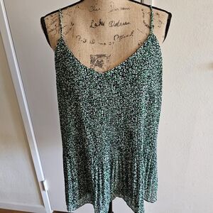 Naked Zebra Green and Black Camisole